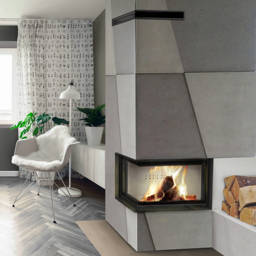 Топка Kratki PRO MBO/L/BS/G угловое стекло слева, гильотина фото 6