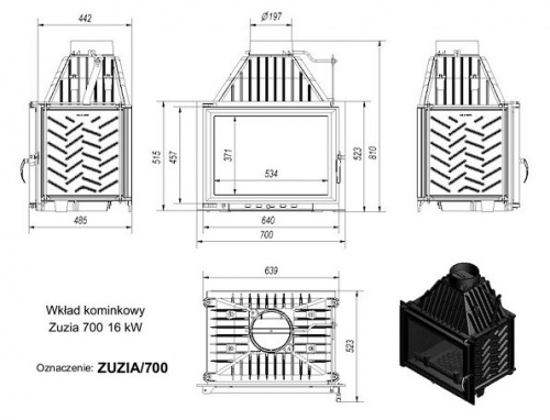 Топка ZUZIA/700 фото 2
