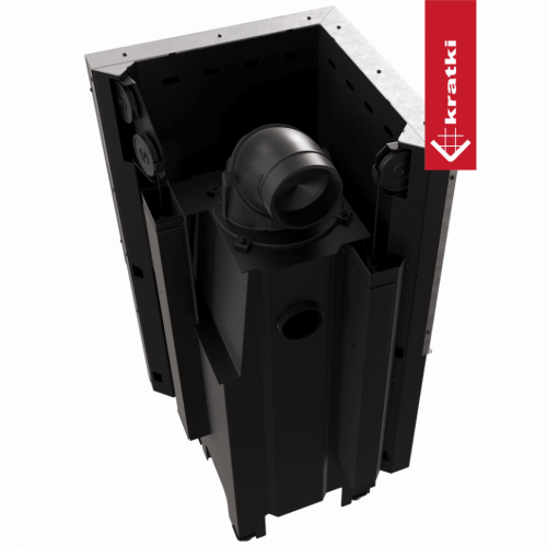 Топка Kratki PRO VNL/480/480 угловое стекло слева, гильотина фото 6