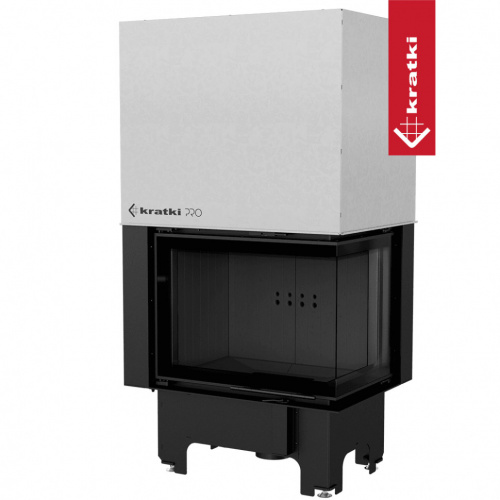 Топка Kratki PRO VNP/700/480 угловое стекло справа, гильотина