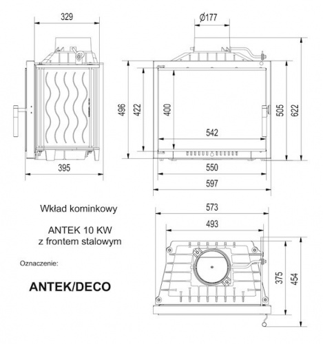 Топка ANTEK/DECO фото 2