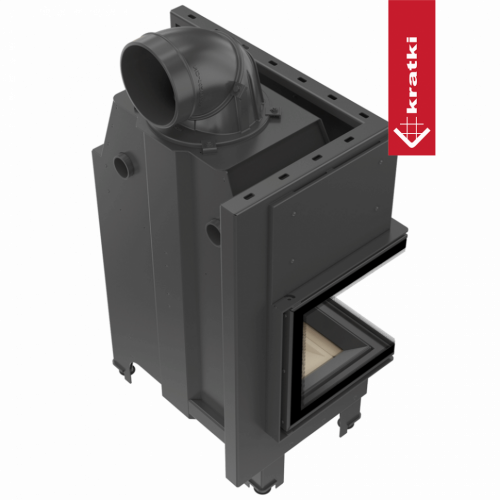 Топка Kratki PRO MBM/L/BS/SG угловое гнутое стекло слева фото 7