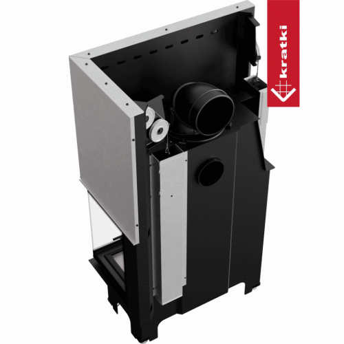 Топка Kratki PRO VNP/810/410 угловое стекло справа, гильотина фото 8