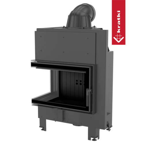 Топка Kratki PRO MBM/L/BS/SG угловое гнутое стекло слева