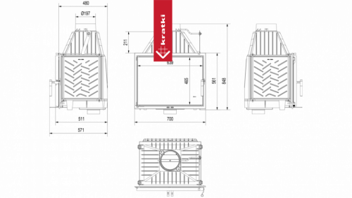 Топка Kratki PRO Zosia 200 фото 6