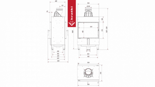 Топка Kratki PRO LUCY 12/T туннель фото 7